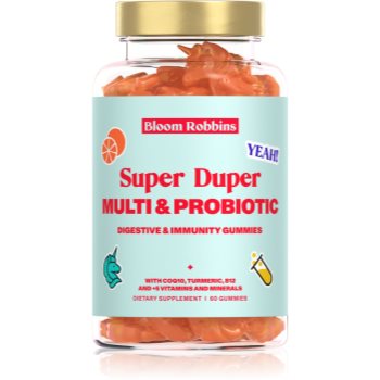 Bloom Robbins Super Duper MULTI & PROBIOTIC cuburi de mestecat pentru o bună digestie - imagine 2
